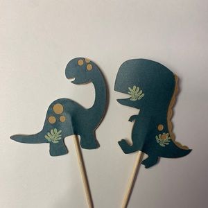 Dinosaur Cupcake Toppers